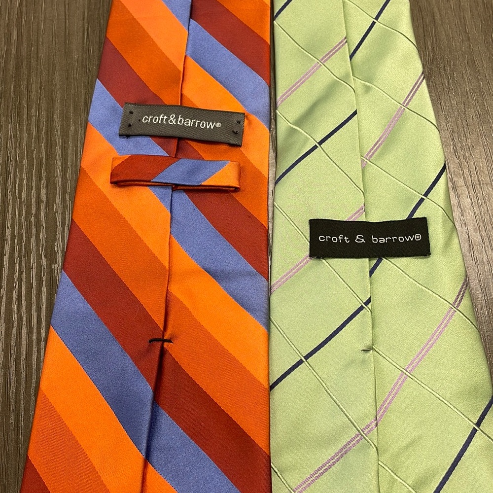Two Croft and Barrow Ties